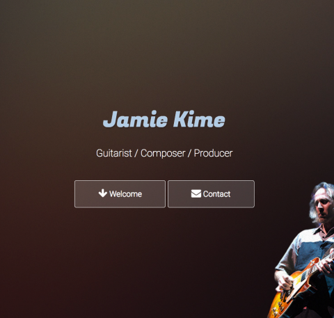 JamieKime.com HTML-only website made in HTML5
