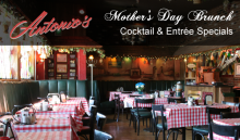 Antonio's Mother's Day Brunch Specials - campaign by Charles Creative