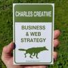 Charles Creative Postcards with Tear-away Business Cards for Referrals (Green edition)